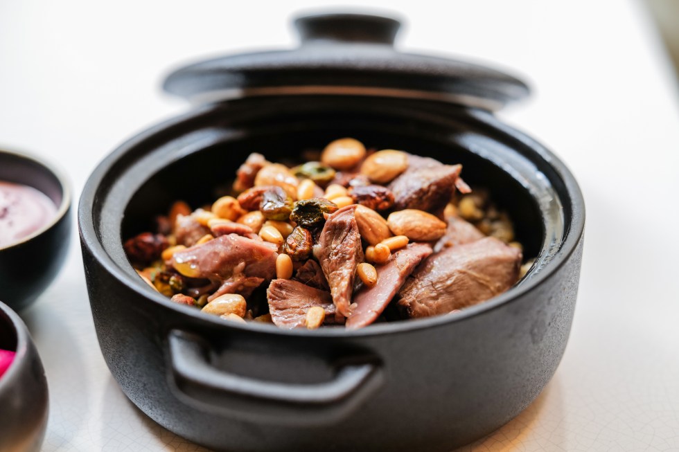 Freikh à l'agneau confit